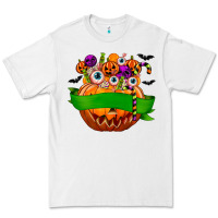White Personalized Boy Halloween Candy Premium Tee - texasbilliewilder