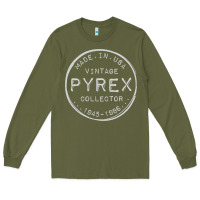 Army Green Pyrex Mark  Vintage Collector Made in USA Long Sleeve Tee - longCreatives