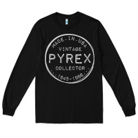 Black Pyrex Mark  Vintage Collector Made in USA Long Sleeve Tee - longCreatives
