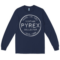 Navy Pyrex Mark  Vintage Collector Made in USA Long Sleeve Tee - longCreatives