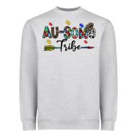 Heather Grey au some tribe Heavyweight Sweatshirt - CowhideDigitalArt