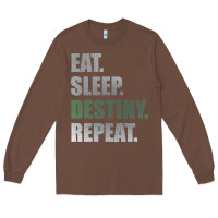 Chestnut Destiny  Eat Sleep Destiny Repeat Short Sleeve Long Sleeve Tee - longCreatives