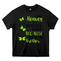 Black I know heaven is a beautiful place because they have my brother Heavy Core Tee - Bettercallsaul