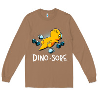 Toasted Coconut Dino Sore Funny Dinosaur Workout Gym Fitness Lifting Long Sleeve Tee - longCreatives