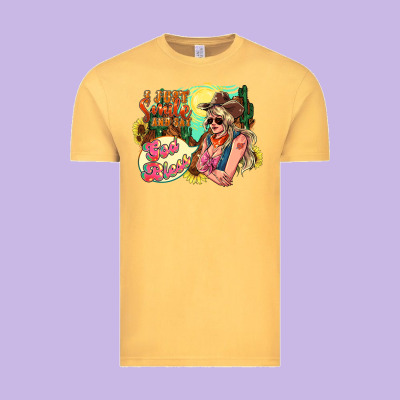 I Just Smile And Say God Bless Vintage Tee Designed By Howdyjamesfarm