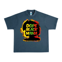 Midnight Navy Dope black mama Urban Heavy Tee - HowdyJamesFarm