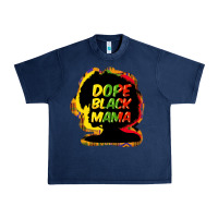 Navy Dope black mama Urban Heavy Tee - HowdyJamesFarm