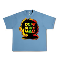 Pebble Blue Dope black mama Urban Heavy Tee - HowdyJamesFarm