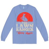 Colony Blue the lawn ranger rides again shirt  cute lawn caretaker gift Long Sleeve Tee - longCreatives