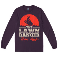 Plum the lawn ranger rides again shirt  cute lawn caretaker gift Long Sleeve Tee - longCreatives