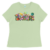 Matcha Autism Teacher Ladies Tee - NancyCooperArtShop