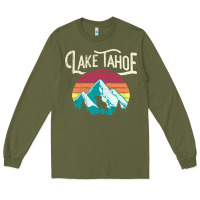 Vintage Lake Tahoe Mountains Retro T Long Sleeve Tee | Teevron