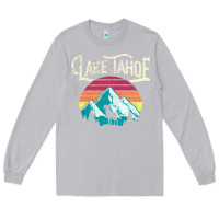 Moon Dust Vintage Lake Tahoe Mountains Retro T Long Sleeve Tee - longCreatives