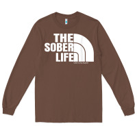 Chestnut the sober life sobriety cool aa na anonymous t shirt gifts Long Sleeve Tee - longCreatives