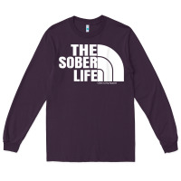 Plum the sober life sobriety cool aa na anonymous t shirt gifts Long Sleeve Tee - longCreatives
