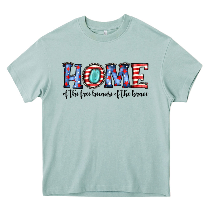 Home Of The Because Of The Brave Heavy Core Tee by JahusDesignShop | Teevron