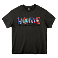 Asphalt home of the because of the brave Heavy Core Tee - JahusDesignShop
