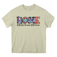 Mossy home of the because of the brave Heavy Core Tee - JahusDesignShop
