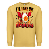 Antique Gold i will take em deviled Premium Sweatshirt - AdoDesignShop
