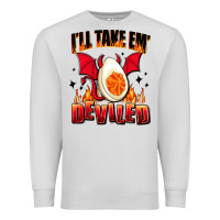 Dove Grey i will take em deviled Premium Sweatshirt - AdoDesignShop