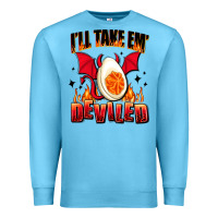 Ocean Blue i will take em deviled Premium Sweatshirt - AdoDesignShop