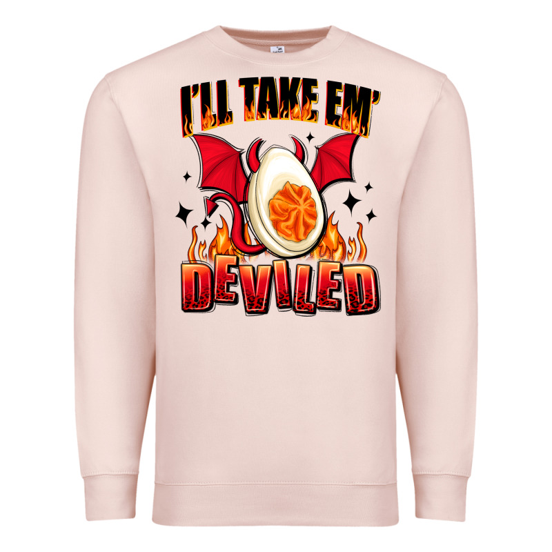 I Will Take Em Deviled Premium Sweatshirt by AdoDesignShop | Teevron