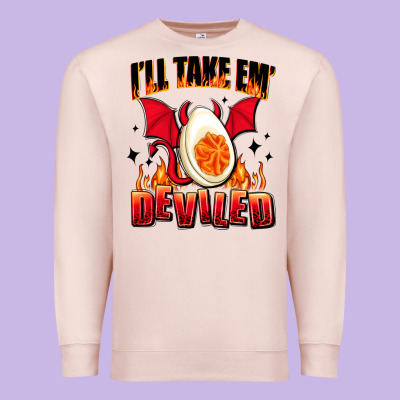I Will Take Em Deviled Premium Sweatshirt Designed By Adodesignshop