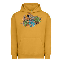 Pigment Peanut Butter horseshoe leopard gemstone cactus patch Urban Hoodie - AdoDesignShop
