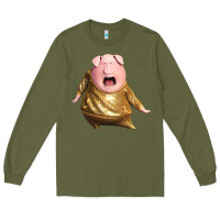 Army Green Sing Gunter Long Sleeve Tee - longCreatives