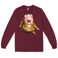 Burgundy Sing Gunter Long Sleeve Tee - longCreatives