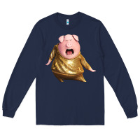 Navy Sing Gunter Long Sleeve Tee - longCreatives