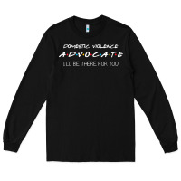 Black Domestic Violence Advocate Long Sleeve Tee - longCreatives