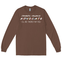 Chestnut Domestic Violence Advocate Long Sleeve Tee - longCreatives