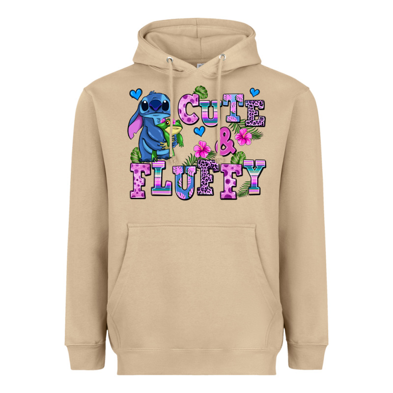 Cute And Fluffy Stitch Heavyweight Hoodie by AdoDesignShop | Teevron