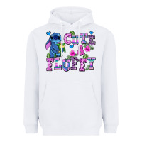 White cute and fluffy stitch Heavyweight Hoodie - AdoDesignShop