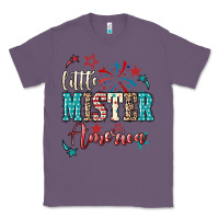 Lavender Little mister America 4th of july Classic Tee - HowdyJamesFarm