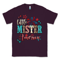 Plum Little mister America 4th of july Classic Tee - HowdyJamesFarm