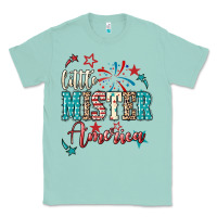 Seafoam Little mister America 4th of july Classic Tee - HowdyJamesFarm