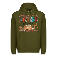 Army Green My Western Watching Blanket Premium Hoodie - CowhideDigitalArt