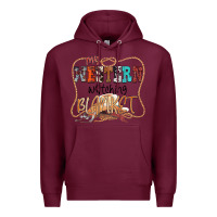Burgundy My Western Watching Blanket Premium Hoodie - CowhideDigitalArt