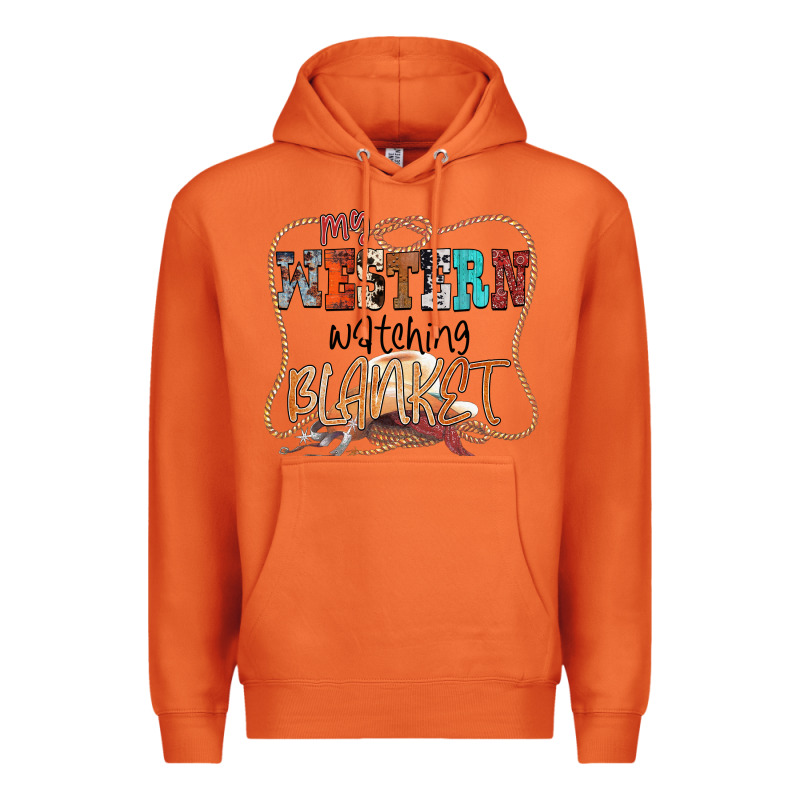 My Western Watching Blanket Premium Hoodie by CowhideDigitalArt | Teevron