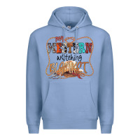 Colony Blue My Western Watching Blanket Premium Hoodie - CowhideDigitalArt