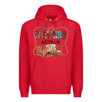 Red My Western Watching Blanket Premium Hoodie - CowhideDigitalArt