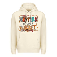 Sandshell My Western Watching Blanket Premium Hoodie - CowhideDigitalArt