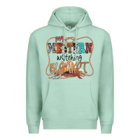 Seafoam My Western Watching Blanket Premium Hoodie - CowhideDigitalArt