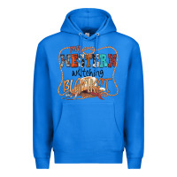 True Royal My Western Watching Blanket Premium Hoodie - CowhideDigitalArt