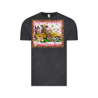 Vintage Black Easter Day with farm animals tumbler Vintage Tee - HowdyJamesFarm