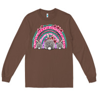 Chestnut Easter bunny rainbow Long Sleeve Tee - OliviaCreatesArt