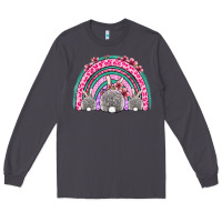Smoke Easter bunny rainbow Long Sleeve Tee - OliviaCreatesArt