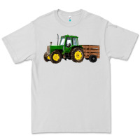 Dove Grey farm tractor Premium Tee - RanaPortraitStore